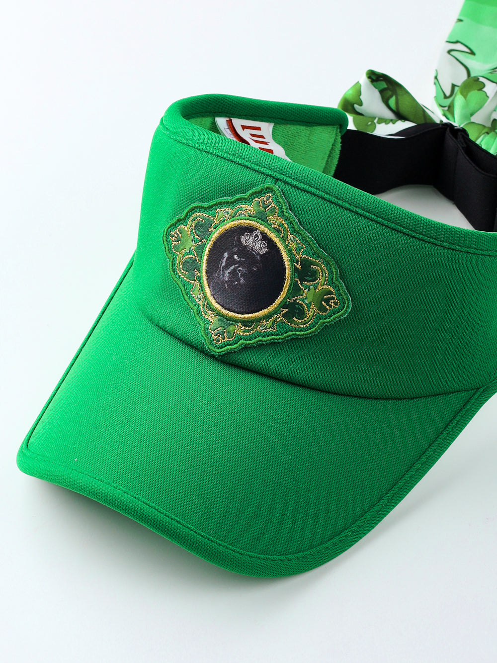 ユタ シークエンスバロックグラフィックエンパイヤリボンサンバイザー (女性用)