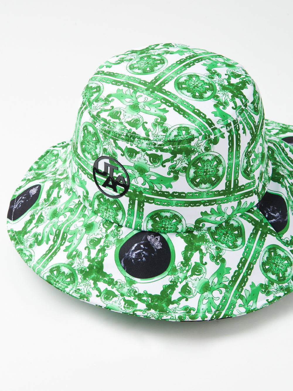 UTAA シークエンスバロックGraphicバケットハット グリーン : Women's