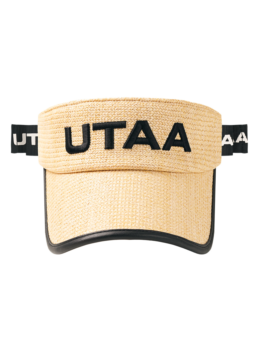 UTAA サミットラフィアサンバイザー ベージュ