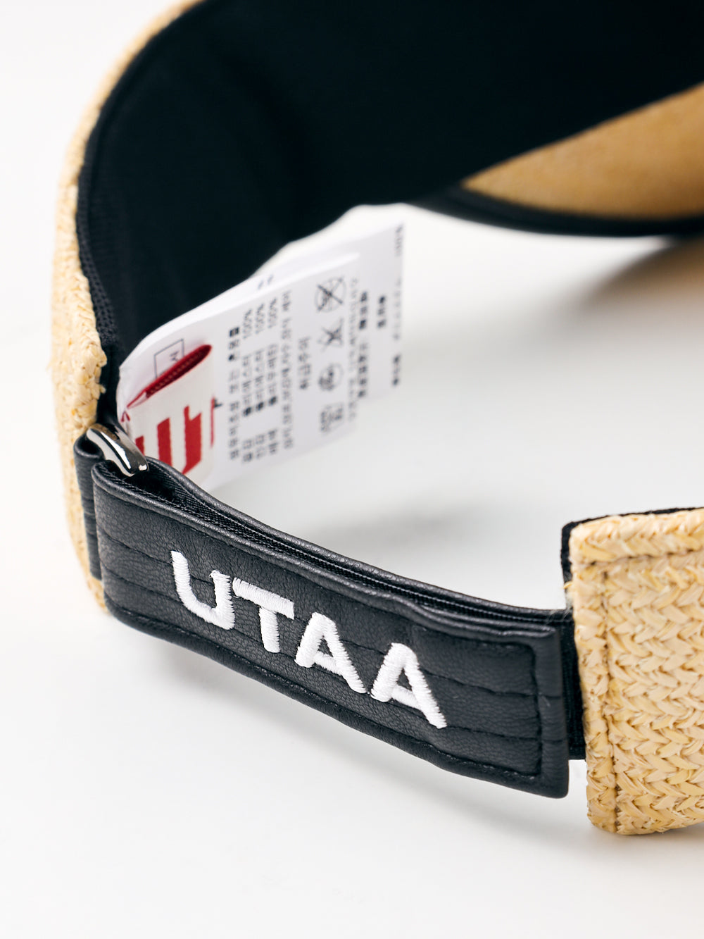 UTAA サミットラフィアサンバイザー ベージュ