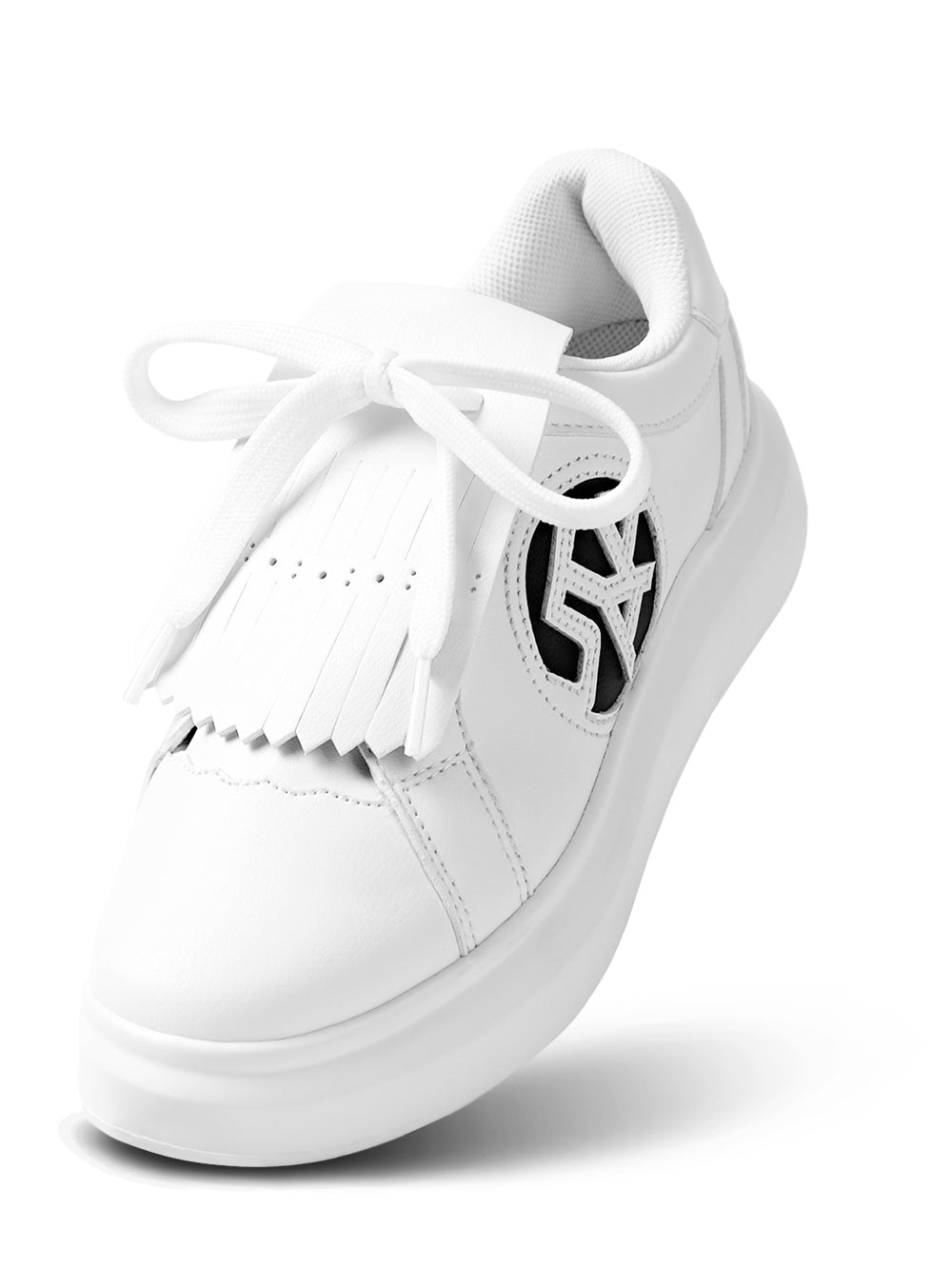 UTAA モノクローム ダービー キルティ ゴルフ スニーカー:女性用