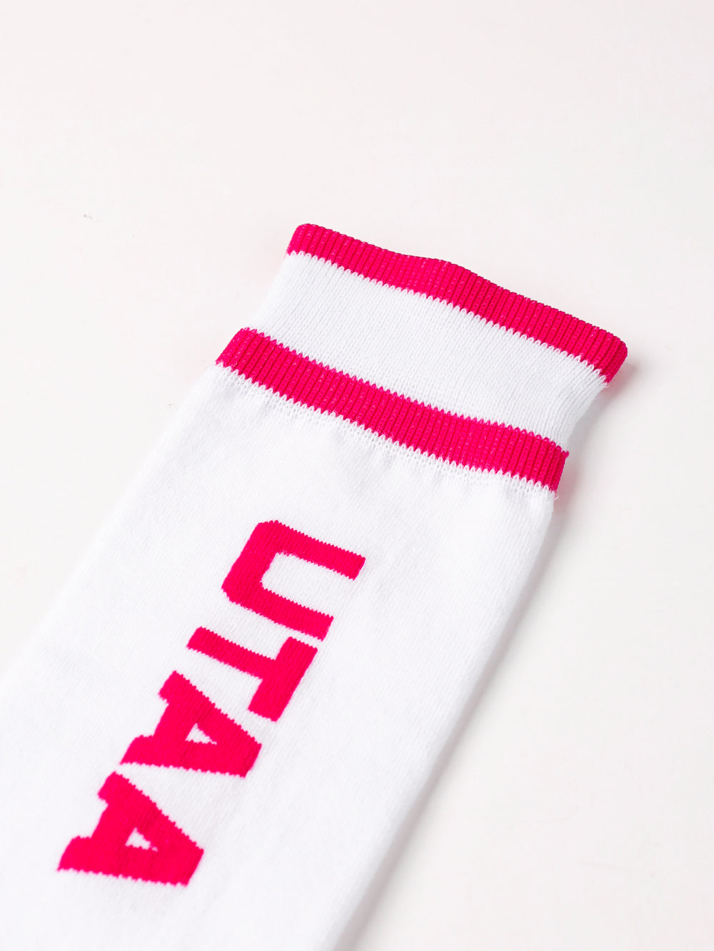 UTAA ヘッドロゴループストレッチニーソックス ピンク : Women's