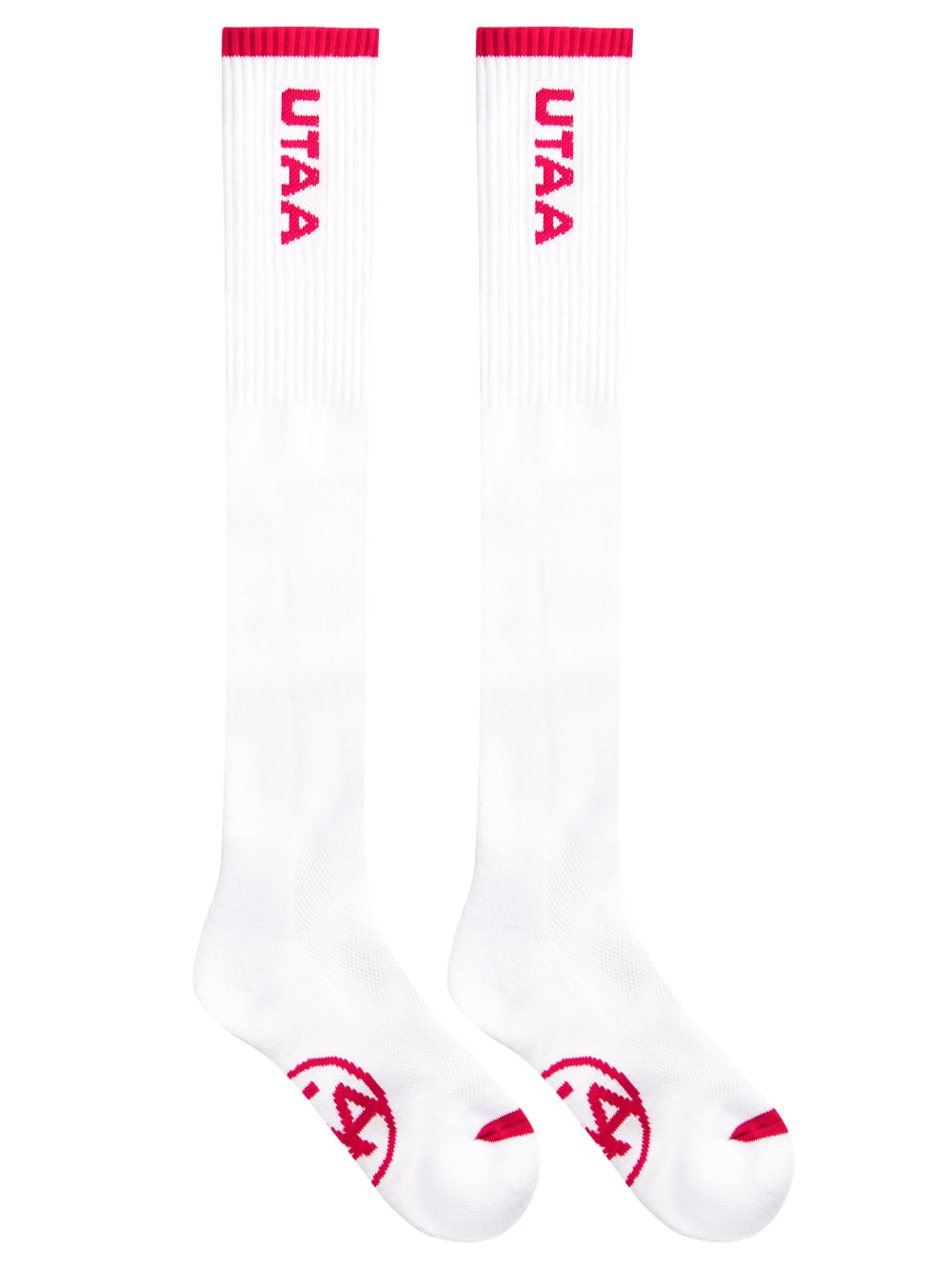 UTAA ロゴループStretchKneeソックス ホワイト : Women's