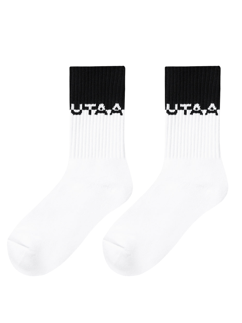 UTAA ロゴブロックモノソックス ホワイト : Women's