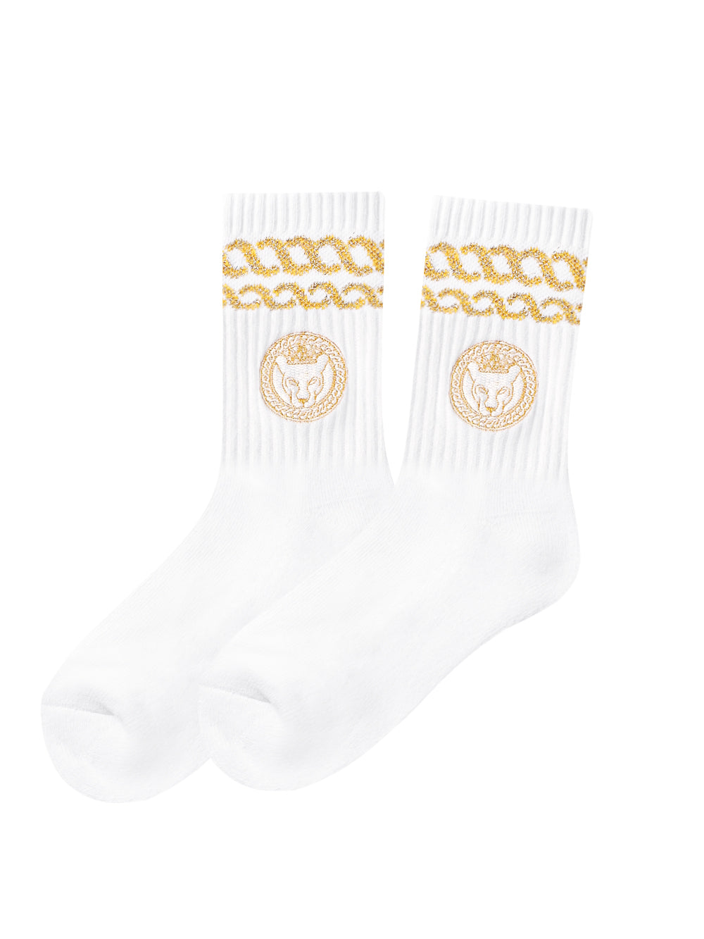 UTAA グロッシーエッジパンサーソックス ホワイト : Women's