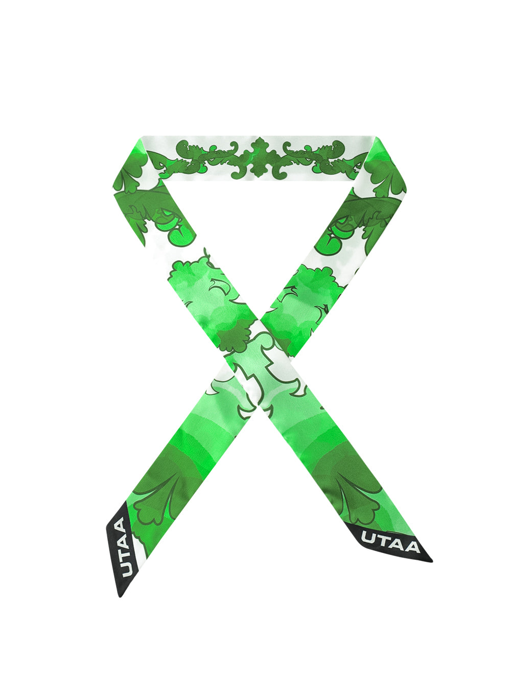UTAA シークエンスバロックGraphicScarf グリーン : Women's