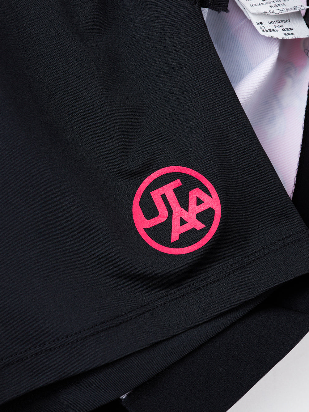 ユタ ネオンゴールデンバロックフレアスカート