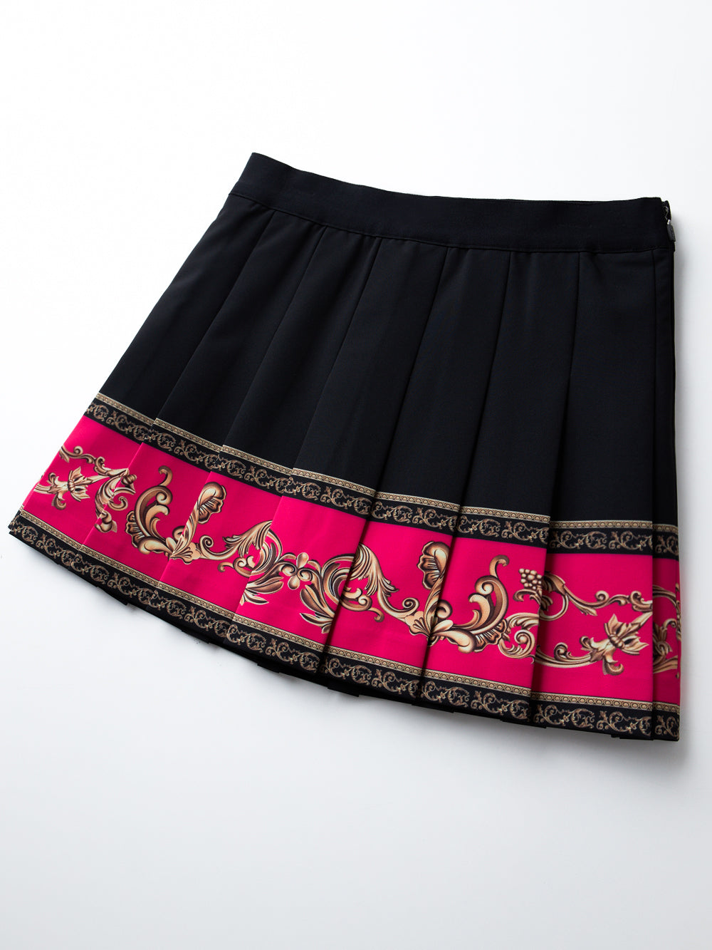 ユタ ネオンゴールデンバロックフレアスカート