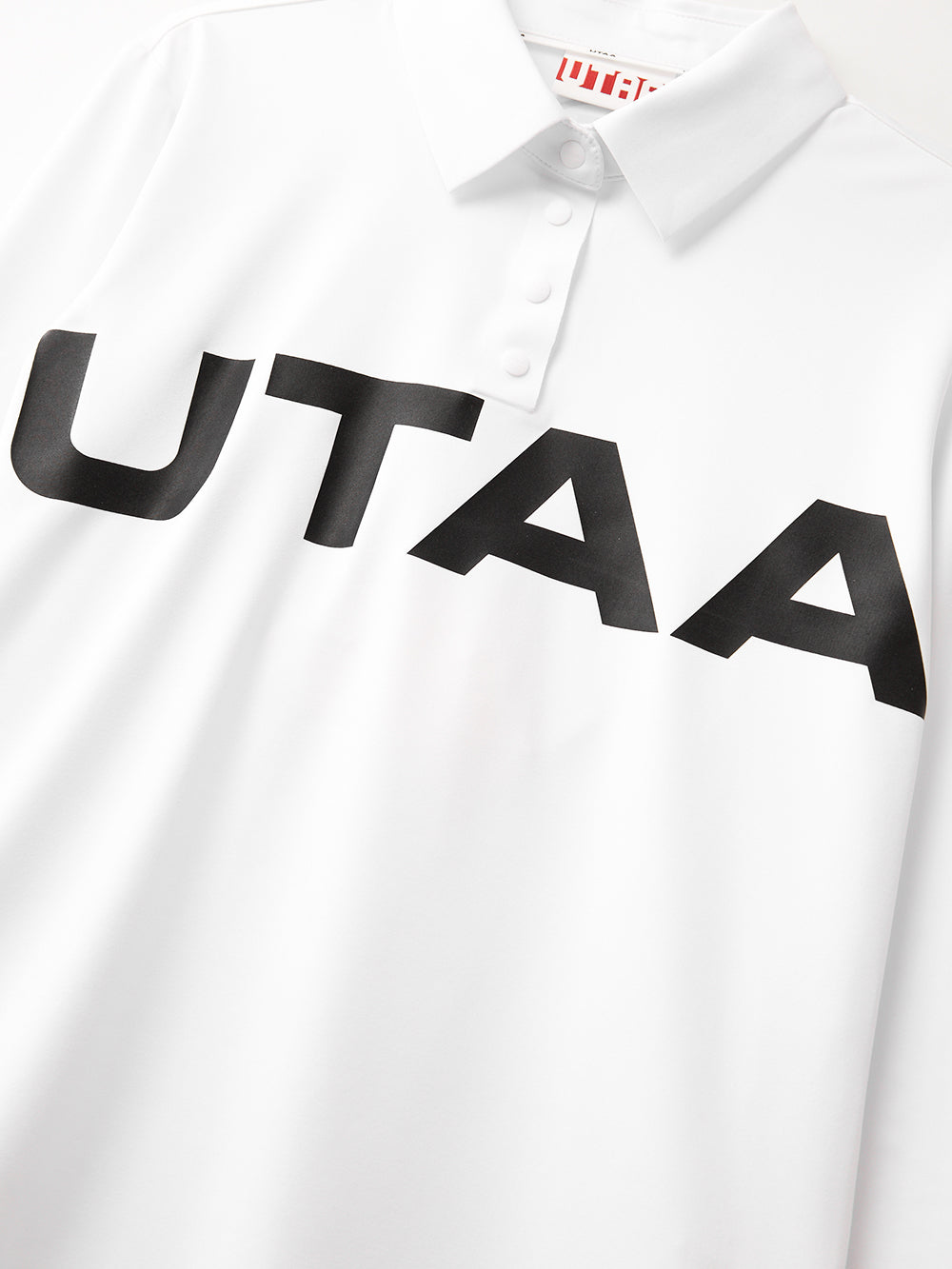 UTAA バルクロゴスタンダードPKシャツ (男性用) ホワイト