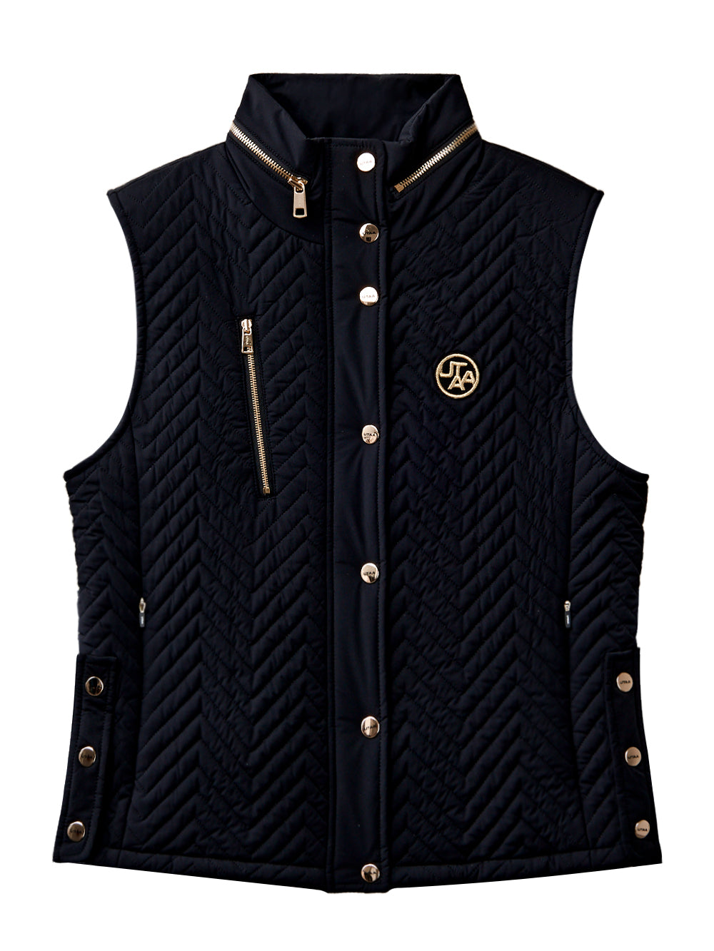 ユタ ゴールデンスケールキルティングダウンベスト (女性用)