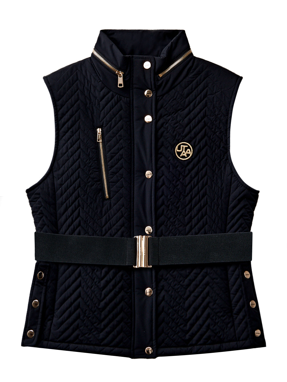 ユタ ゴールデンスケールキルティングダウンベスト (女性用)