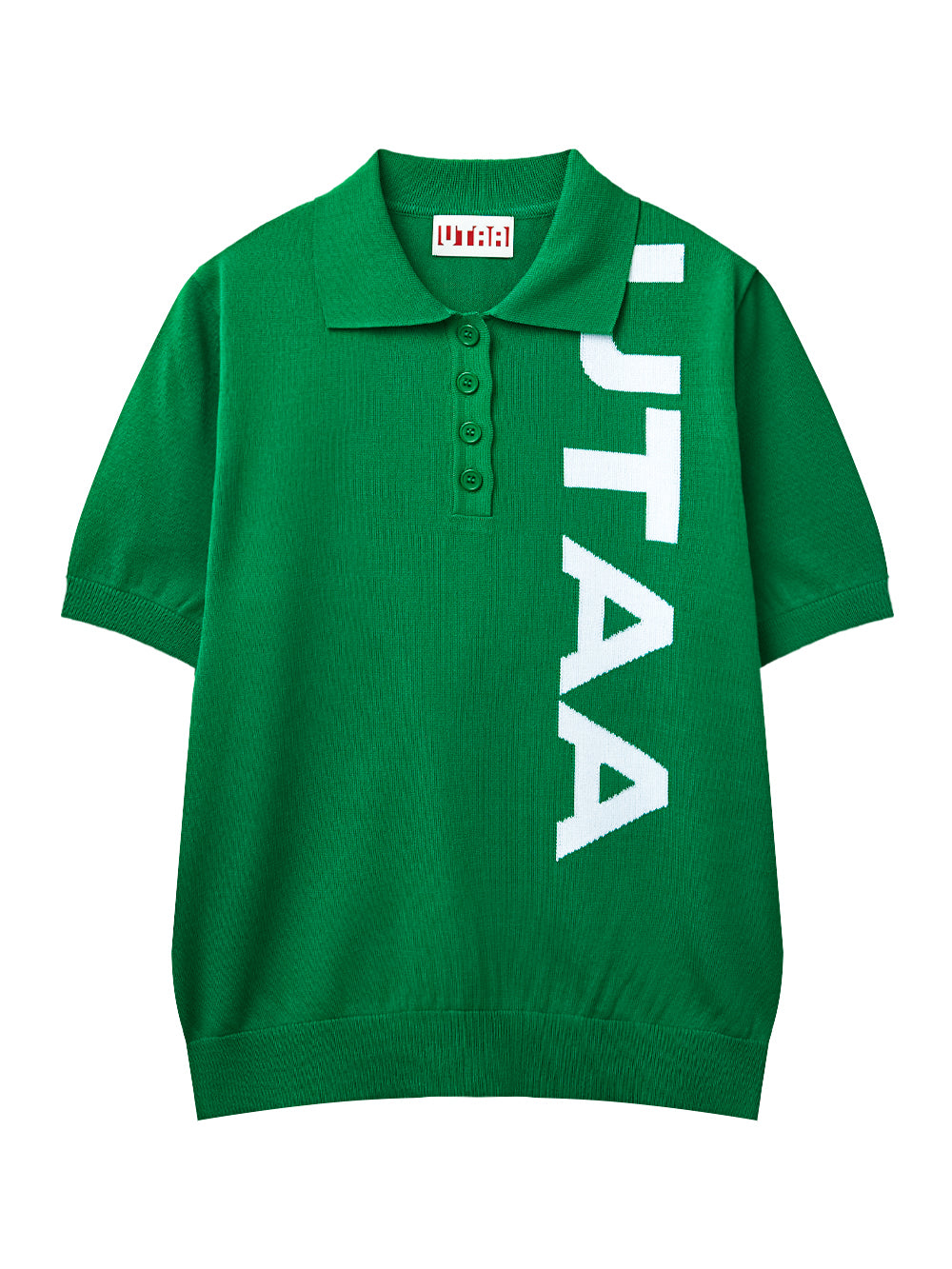 UTAA アーケードボルドロゴPKニット ホワイト : Women's