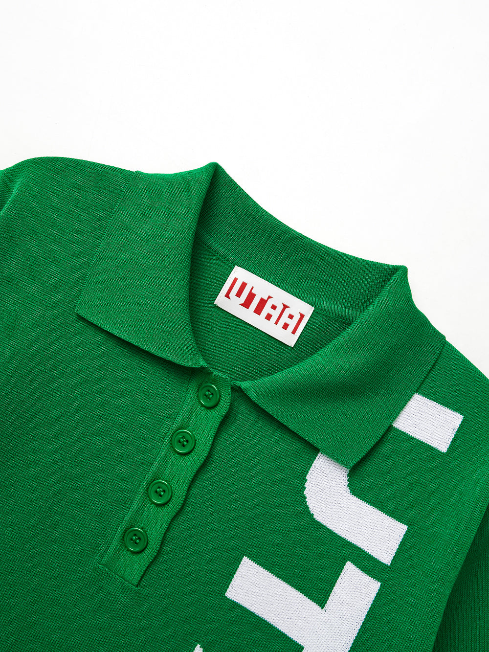 UTAA アーケードボルドロゴPKニット ホワイト : Women's