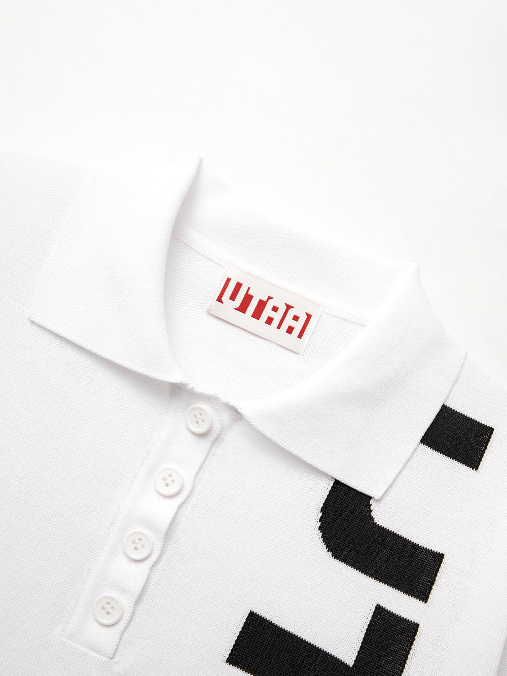 UTAA アーケードボルドロゴPKニット ホワイト : Women's