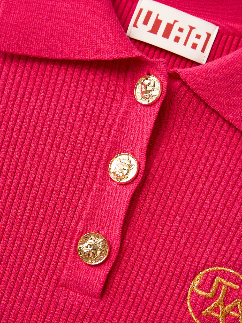 UTAA ゴールドシンボルPKシャツ ピンク : Women's