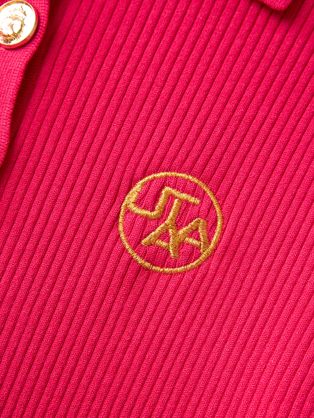 UTAA ゴールドシンボルPKシャツ ピンク : Women's