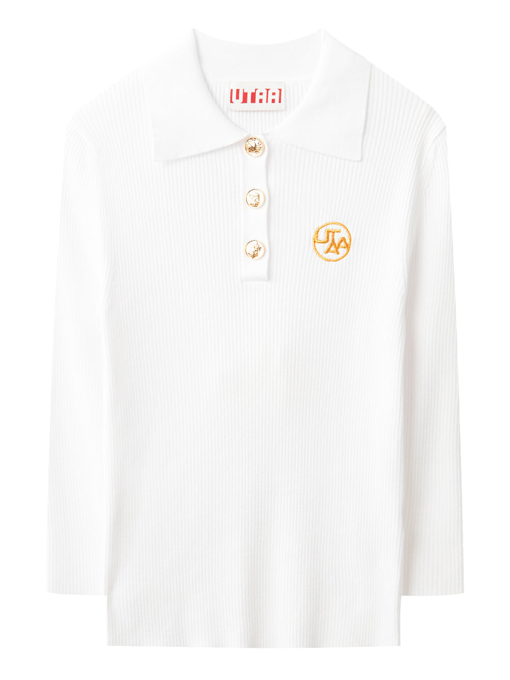 UTAA ゴールドシンボルPKシャツ ホワイト : Women's