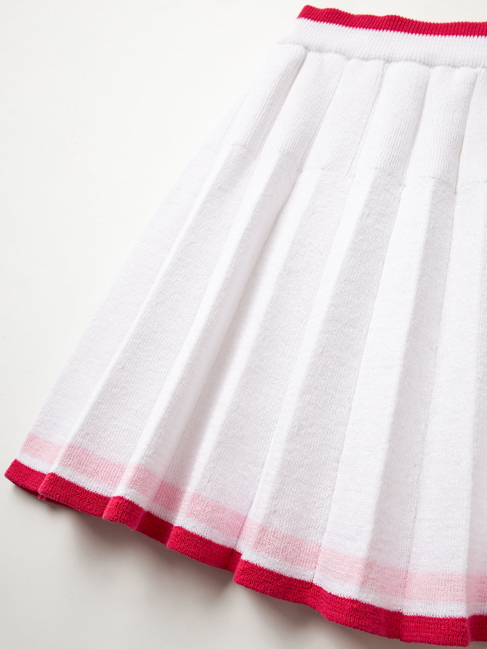 ユタ アンバーダブルストライプニートフレアスカート