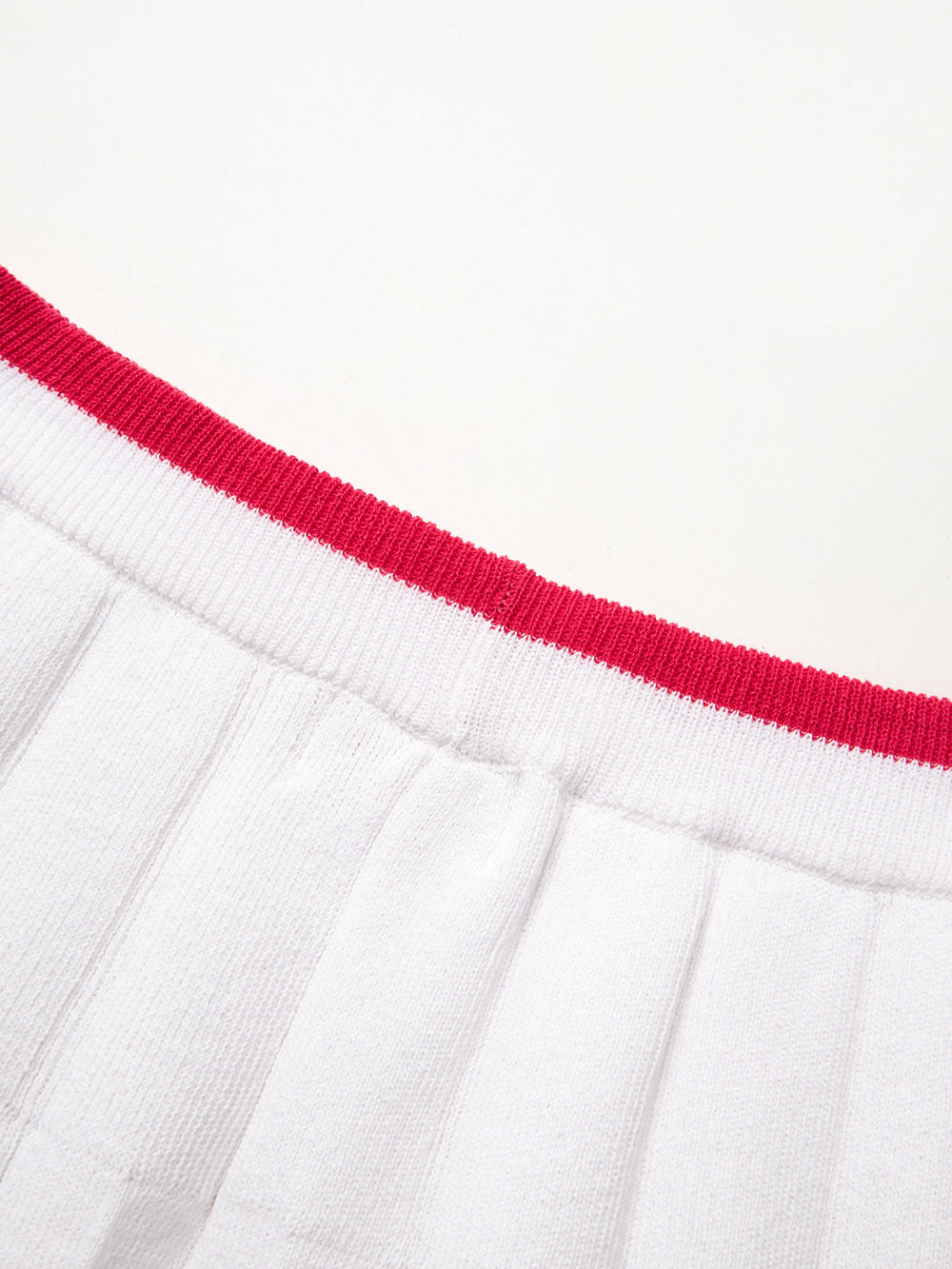 ユタ アンバーダブルストライプニートフレアスカート