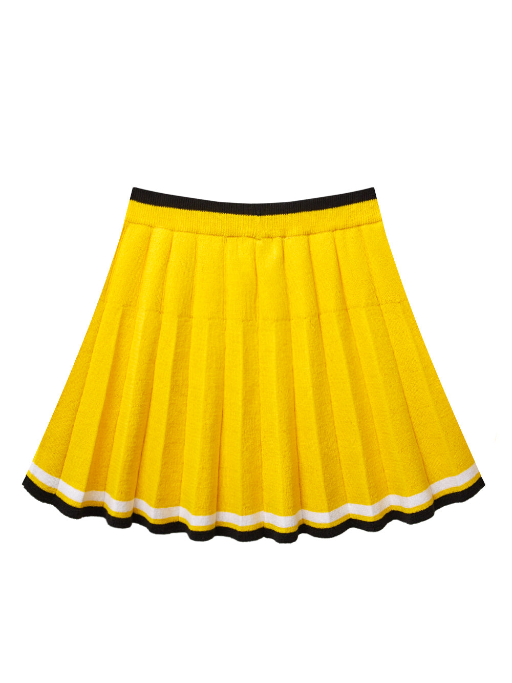 ユタ アンバーダブルストライプニートフレアスカート