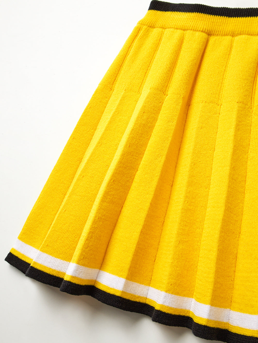 ユタ アンバーダブルストライプニートフレアスカート