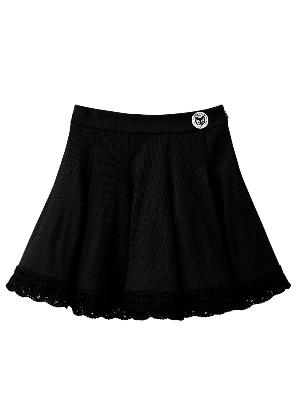 ユタ ラティスレースフレアスカート