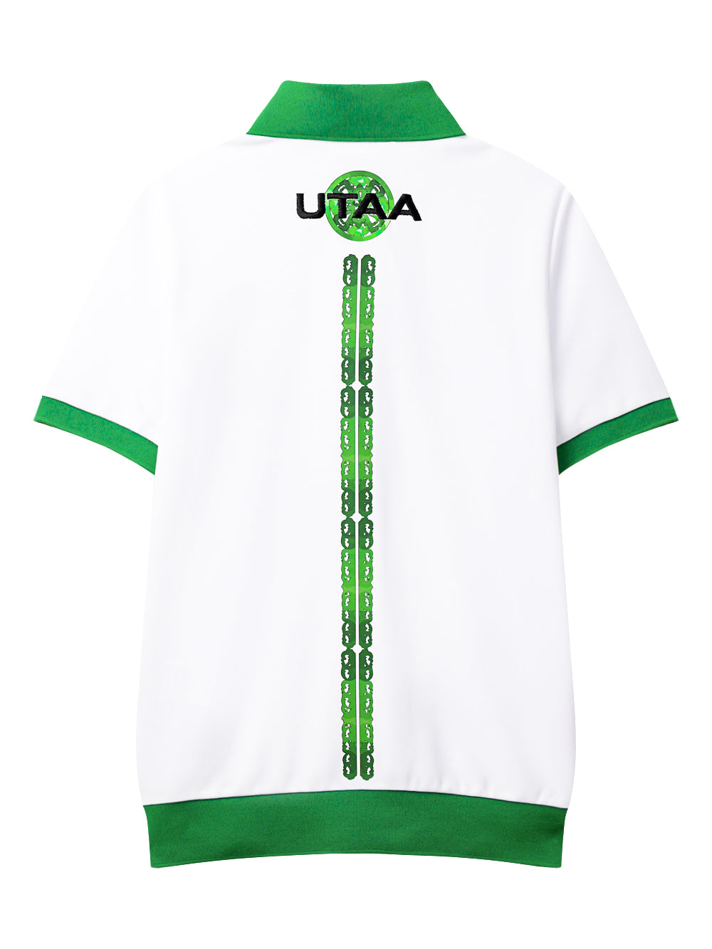 UTAA シークエンスバロックグラフィックPKシャツ グリーン : Women's