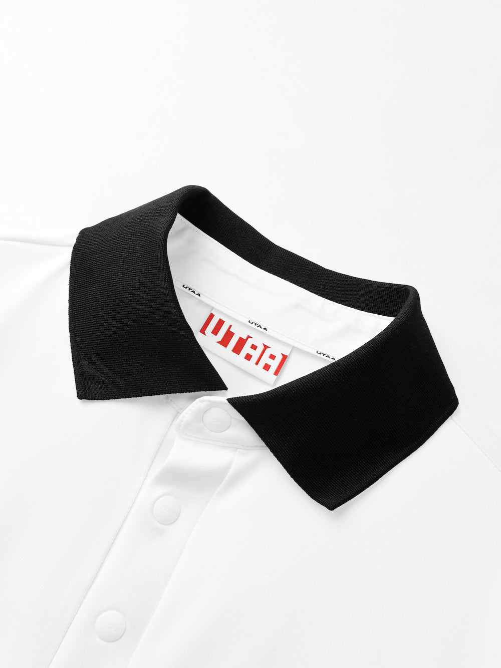 UTAA ヘリックストリングPKシャツ ホワイト : Men's