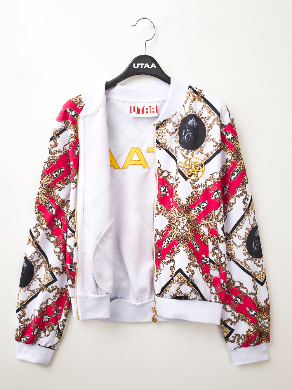 UTAA APEXチェーンバロックブルゾンジャンパー ピンク : Women's ブルー