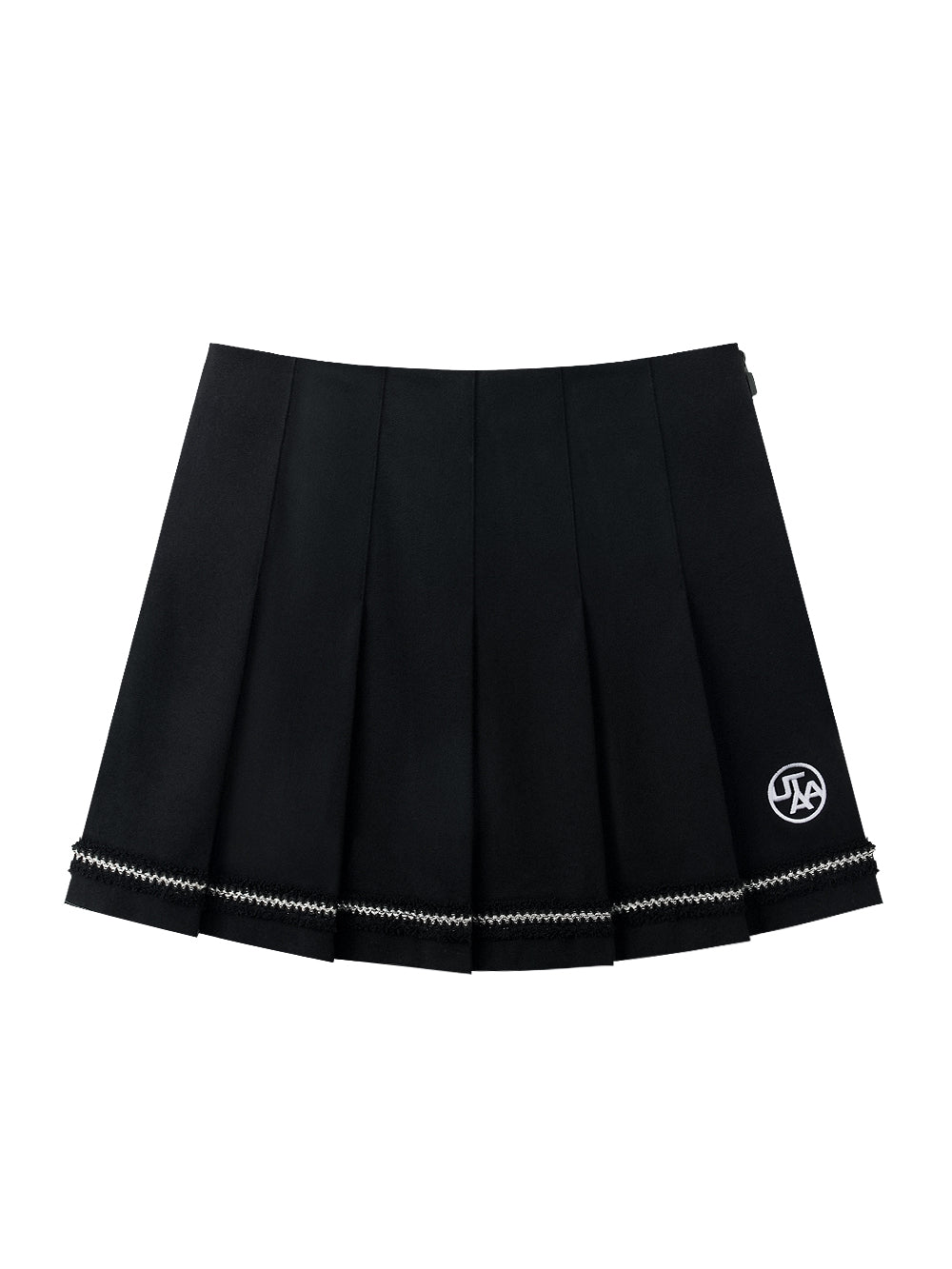 ユタ タッセルレースプリーツスカート