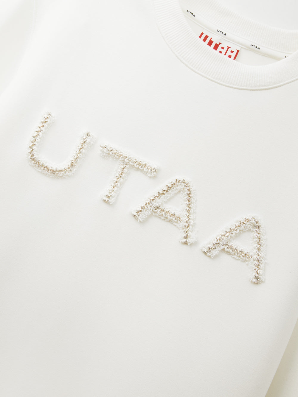 UTAA TasselレースロゴMTM ホワイト : Women's