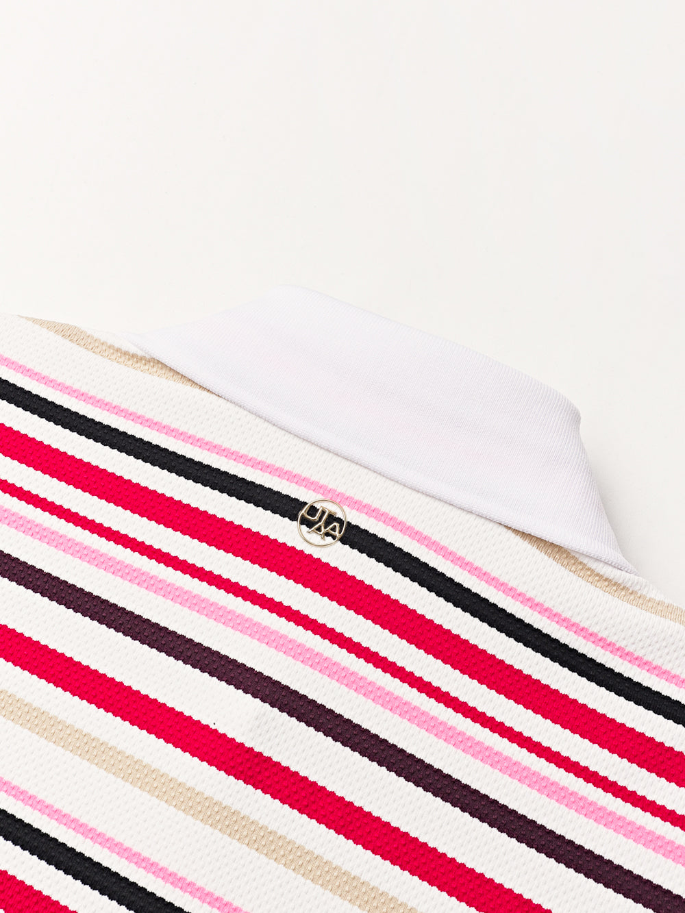 ユタ クレヨンカラーストライプPKスリーブネス (女性用)