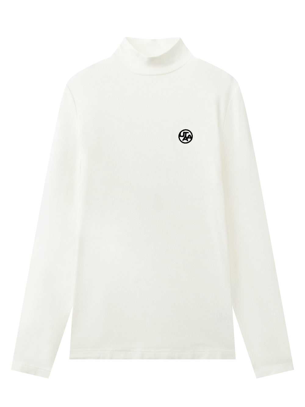 UTAA シンボルダストタートルネックスリーブ ホワイト : Women's