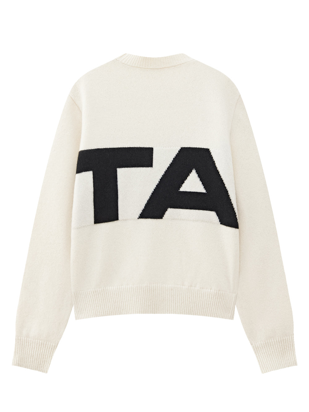 UTAA Maxスローガンニットプルオーバー ホワイト : Women's