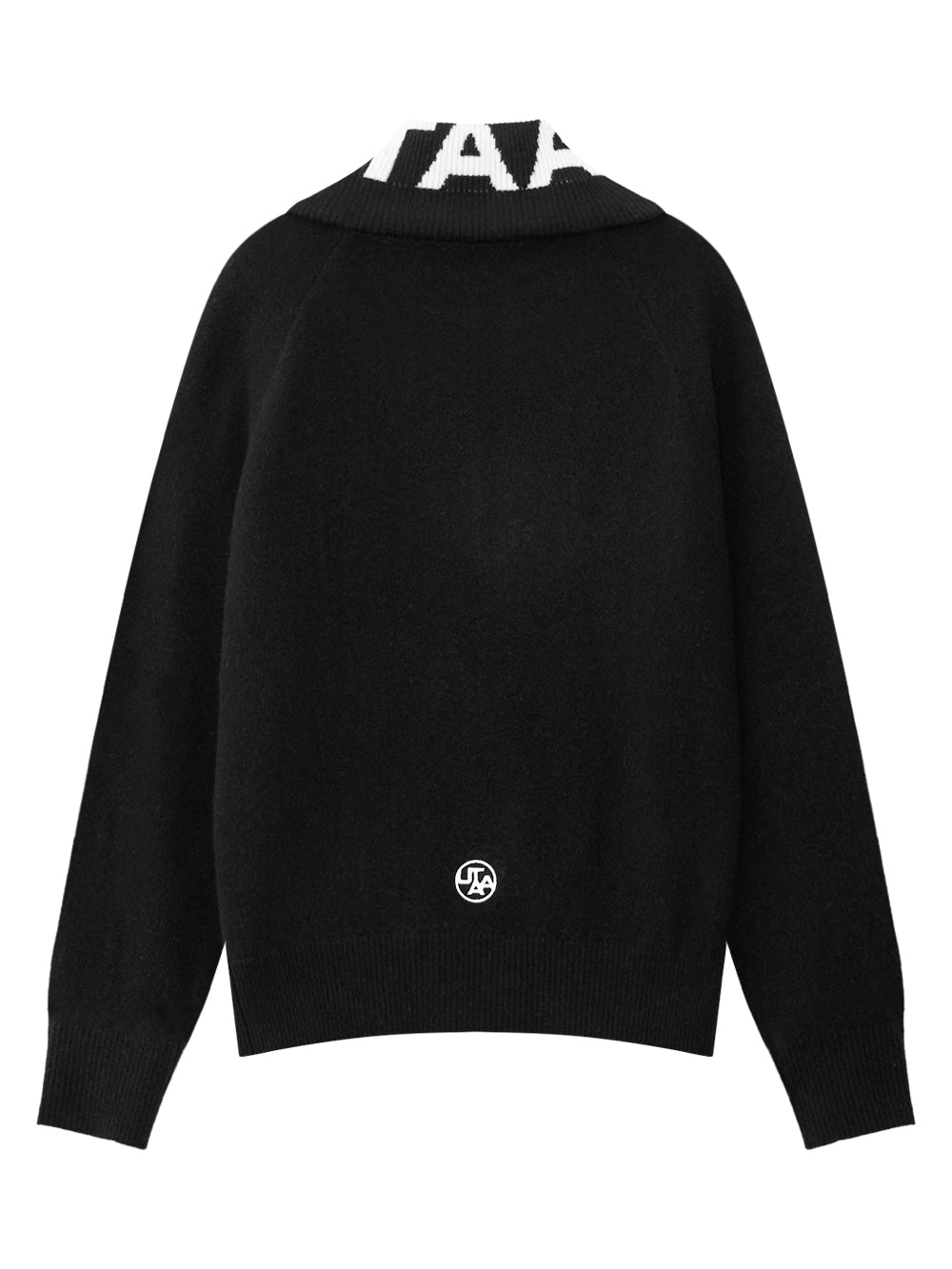 UTAA シンボルShadeタートルネックハーフZip-upニット : Women's