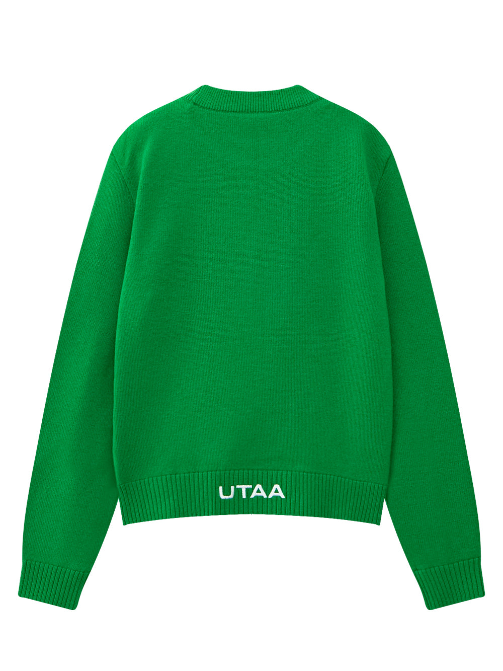 UTAA アイシングカラーエンボスニットプルオーバー (女性用) グリーン