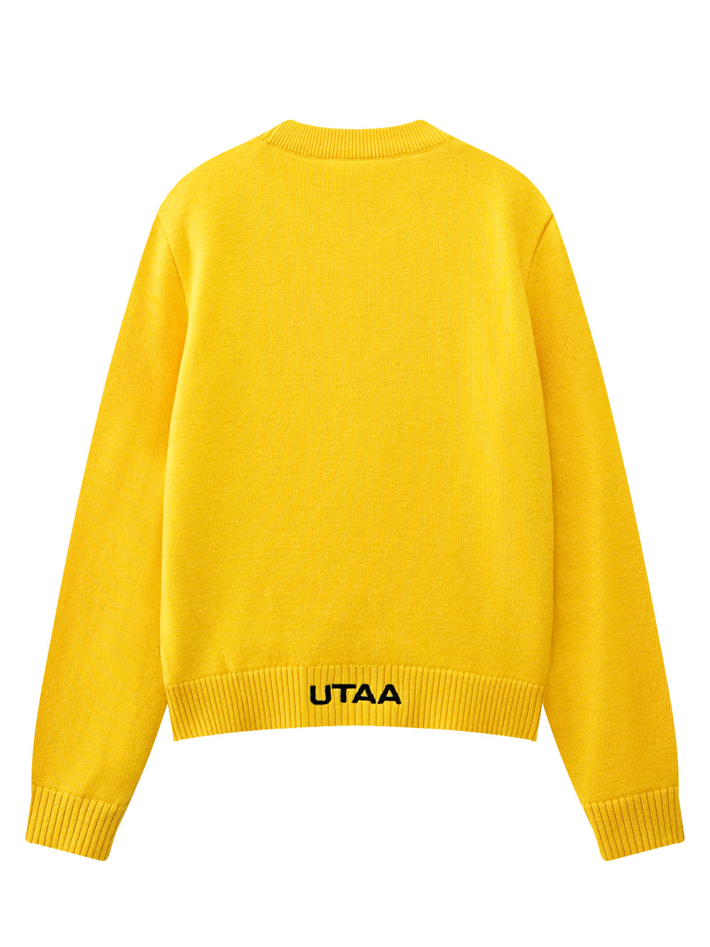 UTAA アイシングカラーエンボスニットプルオーバー (女性用) イエロー