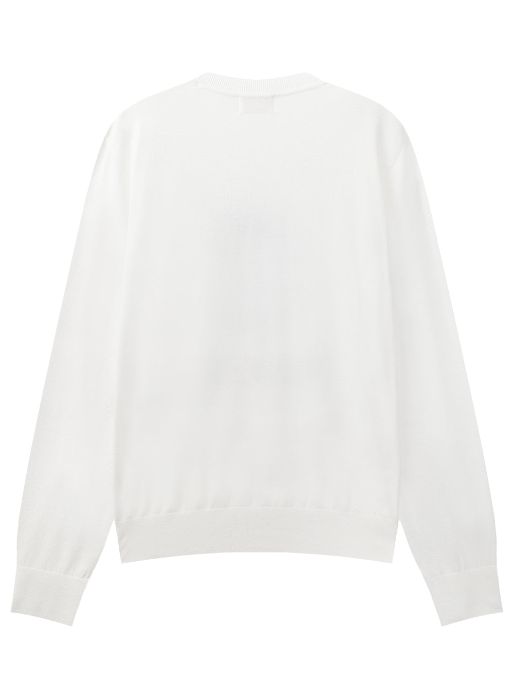 UTAA Chenilleビッグエンブレムニットプルオーバー ホワイト : Men's