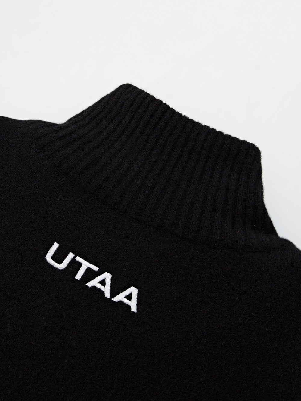 UTAA シンボルShadeハーフZip-upニット : men's