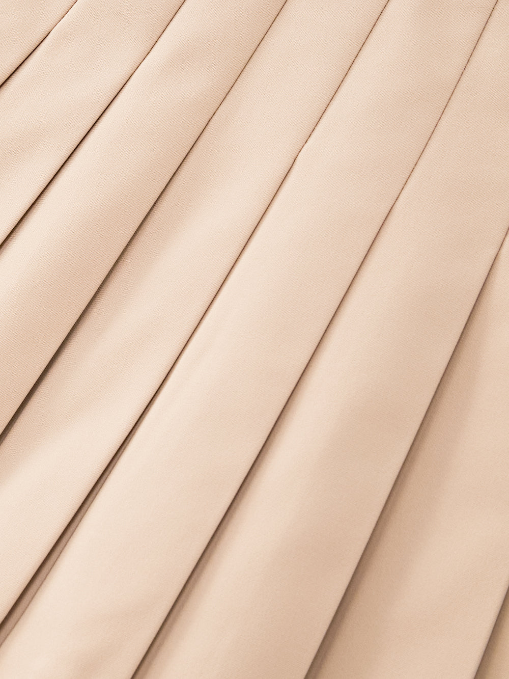 UTAA ギルトSealingコンタープリーツスカート ベージュ : Women's