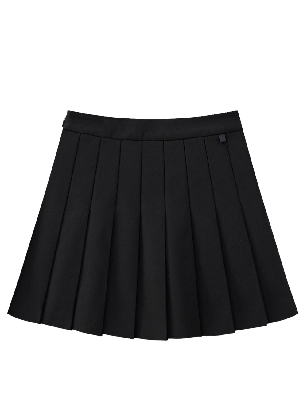UTAA ギルトSealingコンタープリーツスカート ブラック : Women's