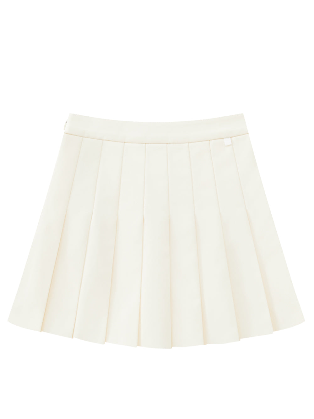 UTAA ギルトSealingコンタープリーツスカート アイボリー : Women's
