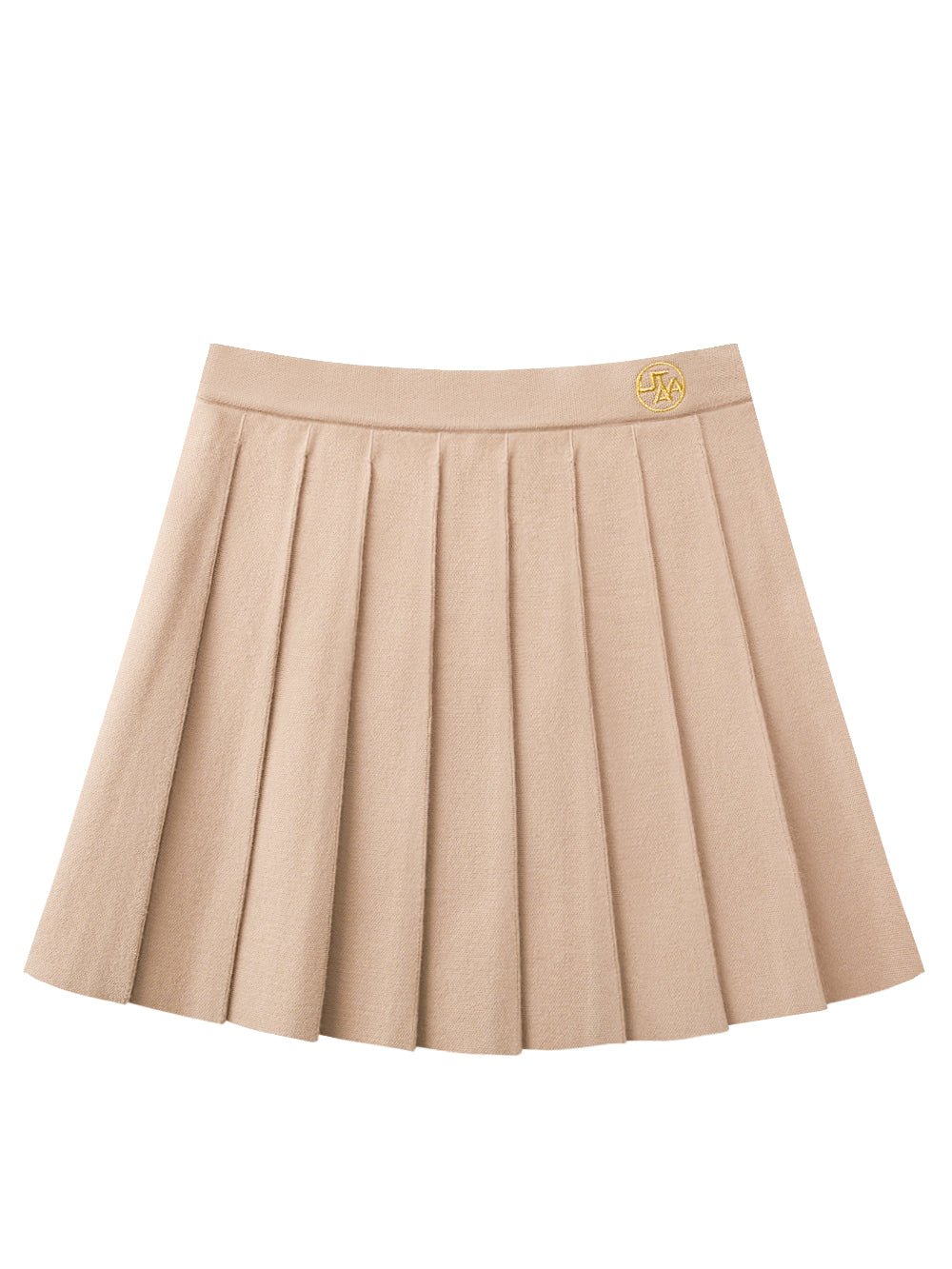 ユタ ギルトロゴアデルクラシックプリーツスカート