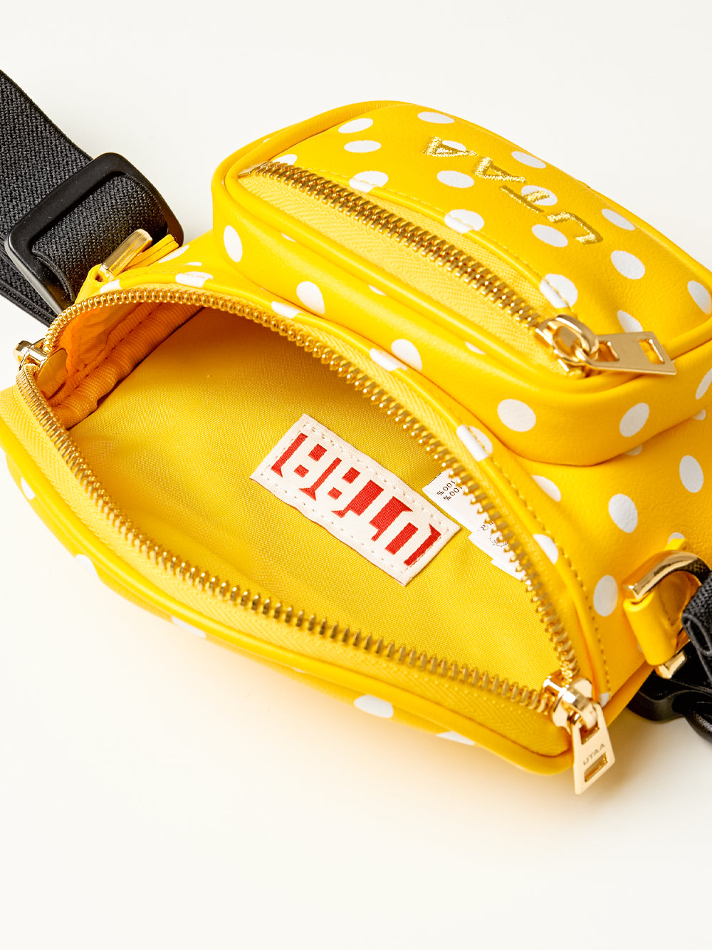 UTAA ドルチェクラシックドットベルトバッグ イエロー : Women's