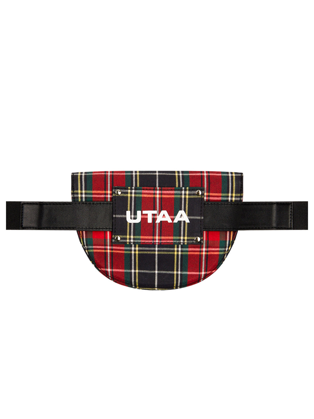 ユタ スコットロイヤルチェックベルトバッグ