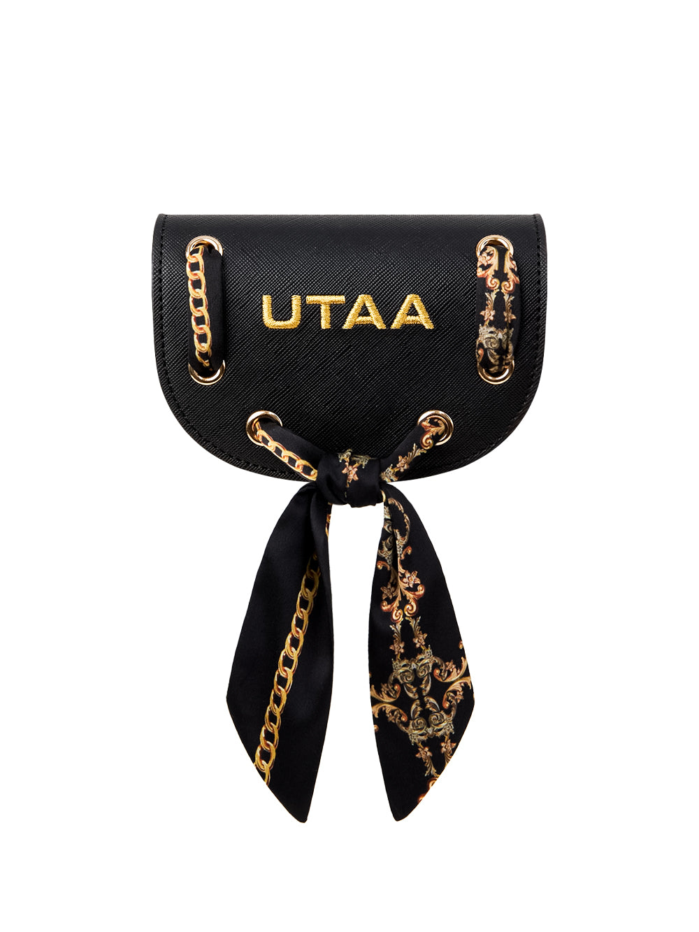 ユタ チェーンバロックスカーフミニツーウェイトッドバッグ