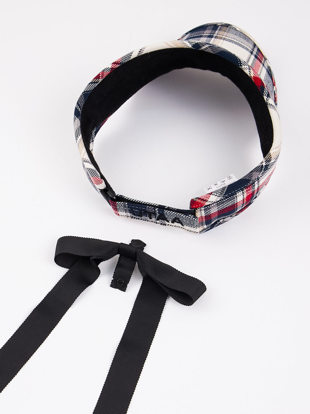 UTAA Britishインディゴチェックサンバイザー : Women's