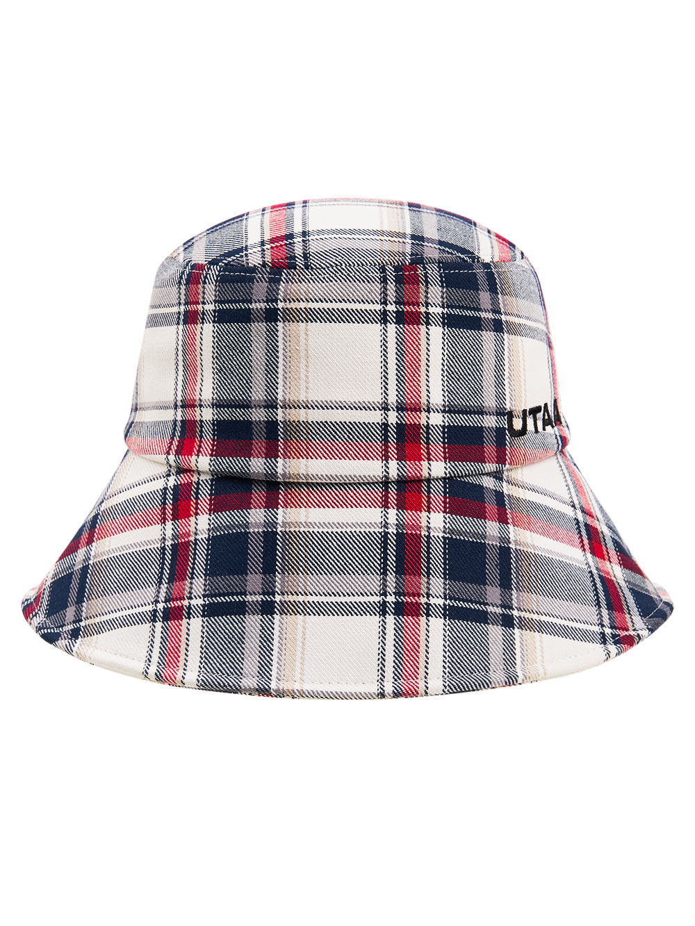 UTAA Britishインディゴチェックバックオープンバケットハット : Women's