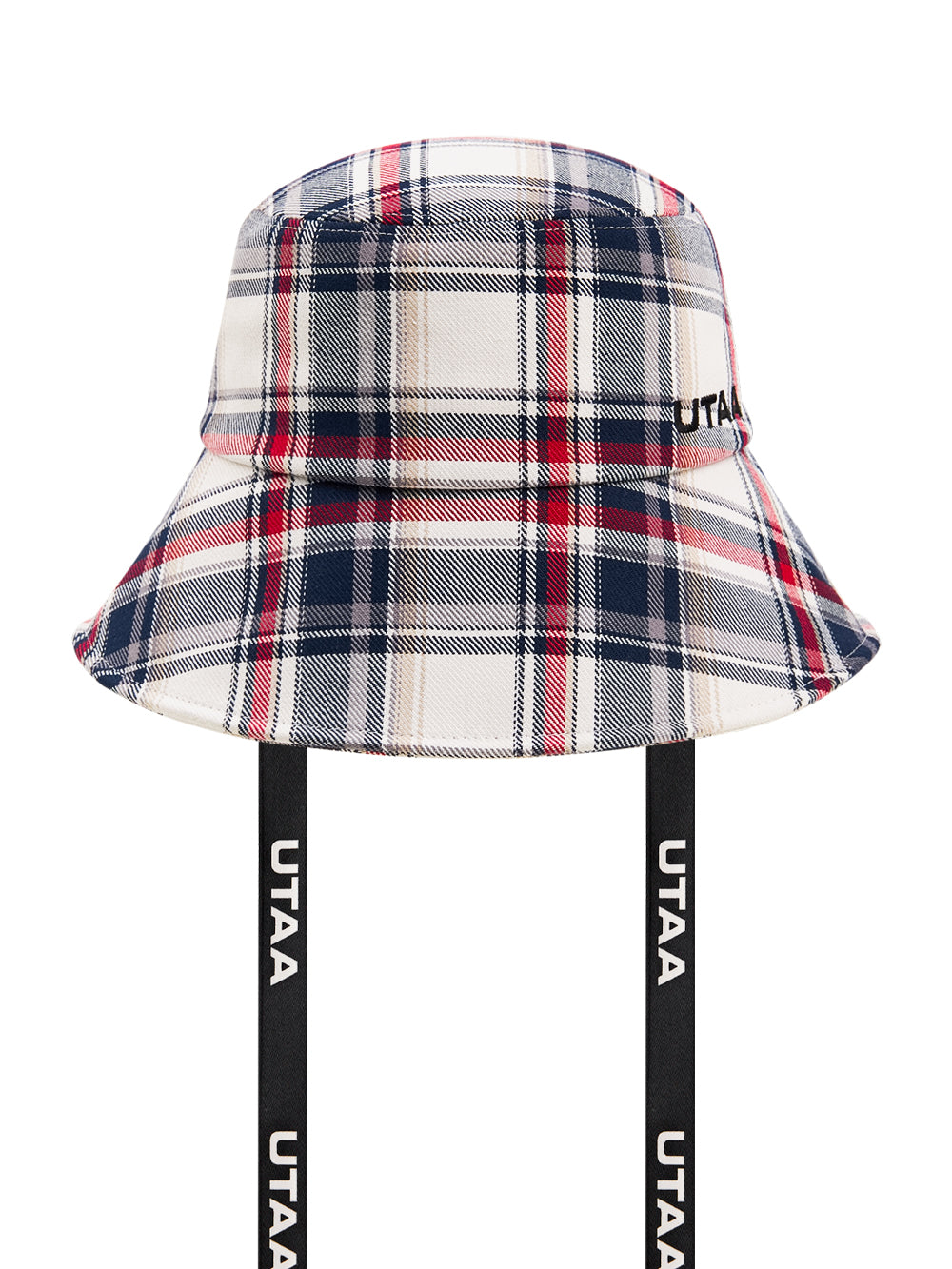 UTAA Britishインディゴチェックバックオープンバケットハット : Women's
