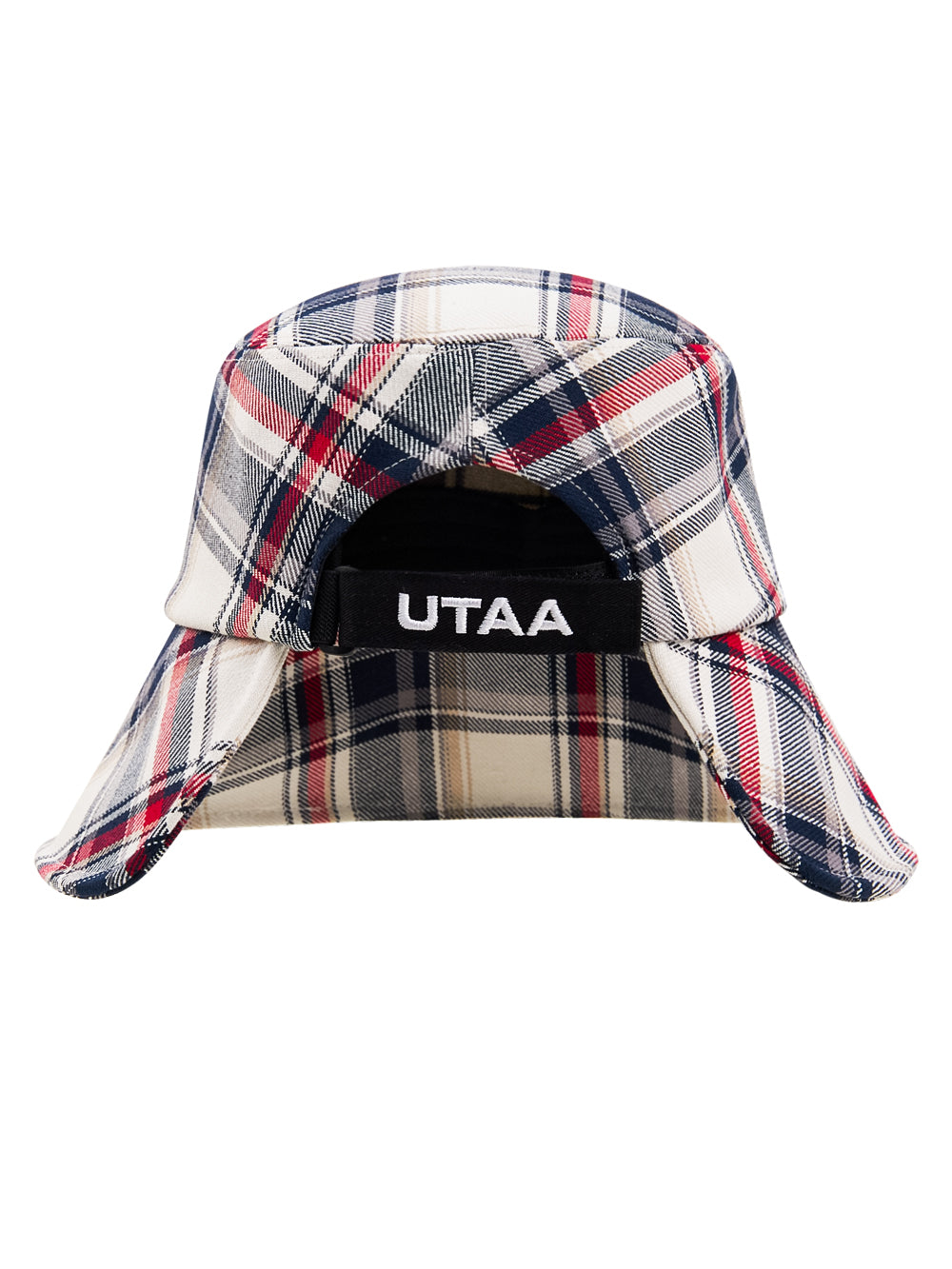 UTAA Britishインディゴチェックバックオープンバケットハット : Women's